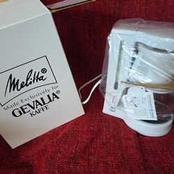 Melitta 4 cup coffee maker - New, still in box!