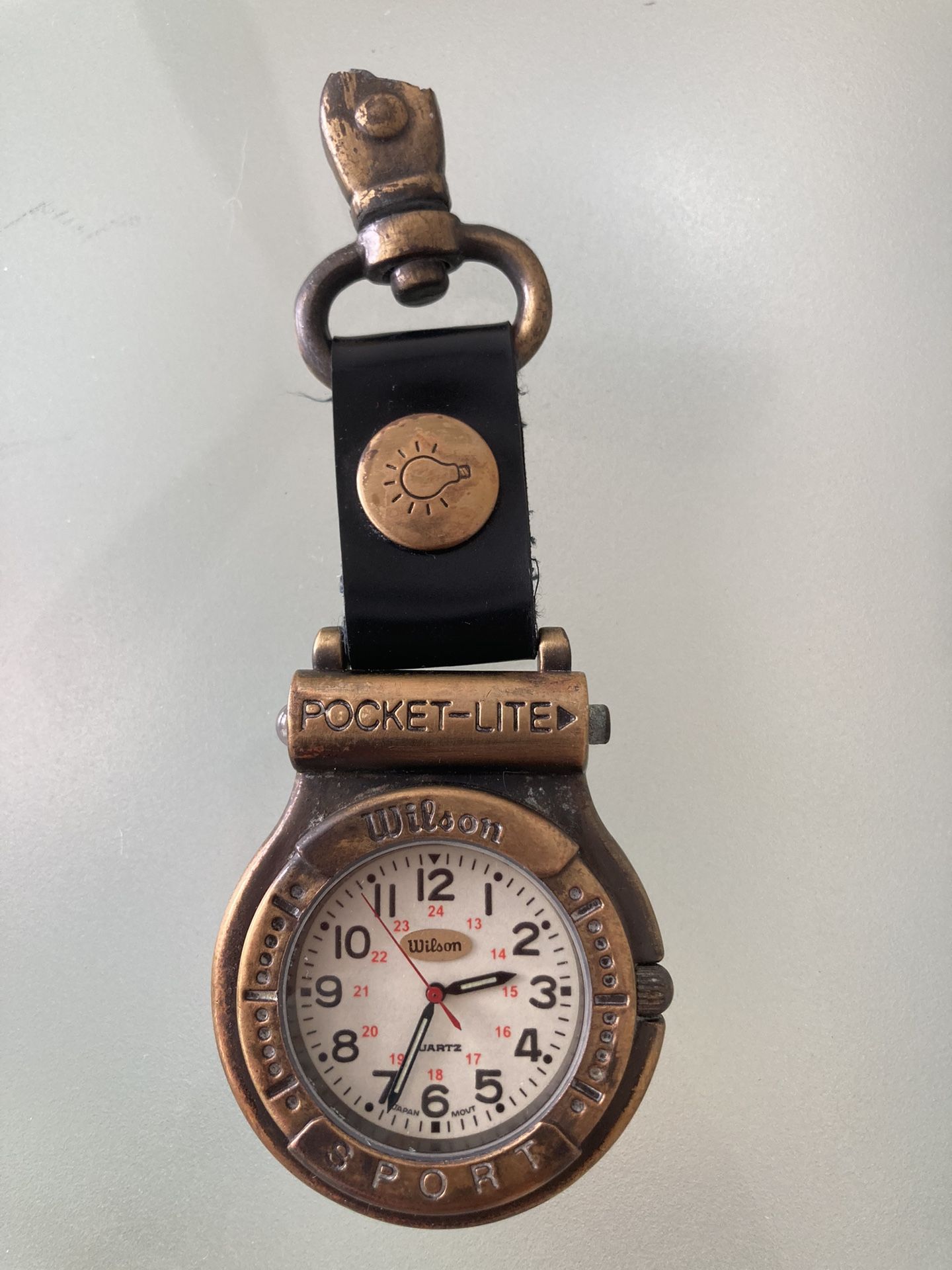 Vintage Golf / Tennis Wilson Sport pocket-Lite Bag Watch