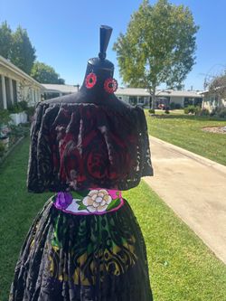 Vestido mexicano catrina día de muertos 🏳️‍🌈