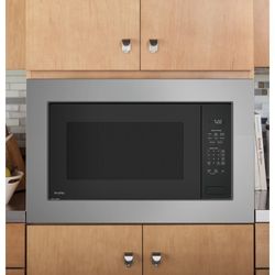 GE Profile 2.2 Cu. Ft. Built-In Microwave with Sensor Cooking and Glass Touch Controls – Black