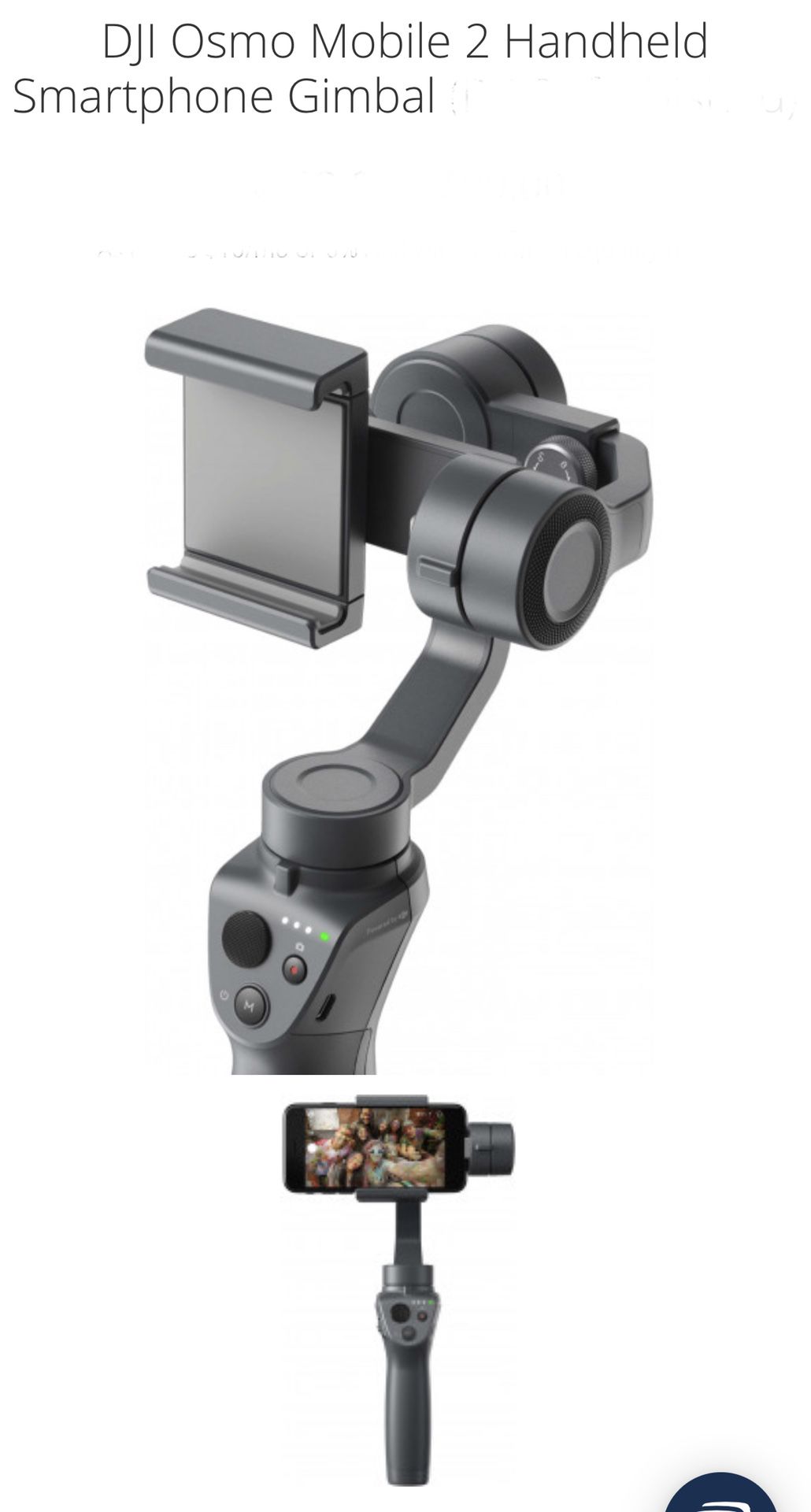 DJI Osmo 2 Mobile - trade for Osmo 3 ONLY