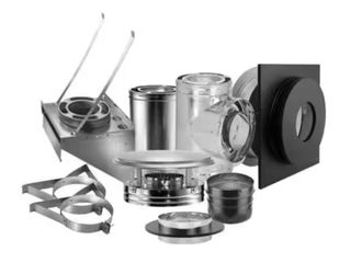 DuraPlus All-Fuel Chimney 6in. Through-The-Wall Kit