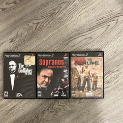 Ps2 Godfather Sopranos 25 To Life 