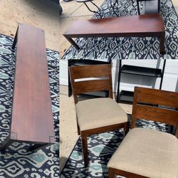 Target Threshold Dining Bench and Chairs