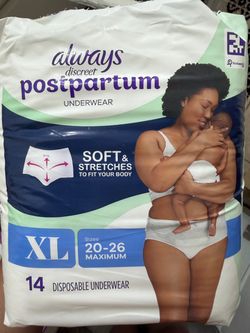 Always Post partum women’s undies