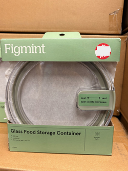 Figmint Glass Food Storage Container with Lid