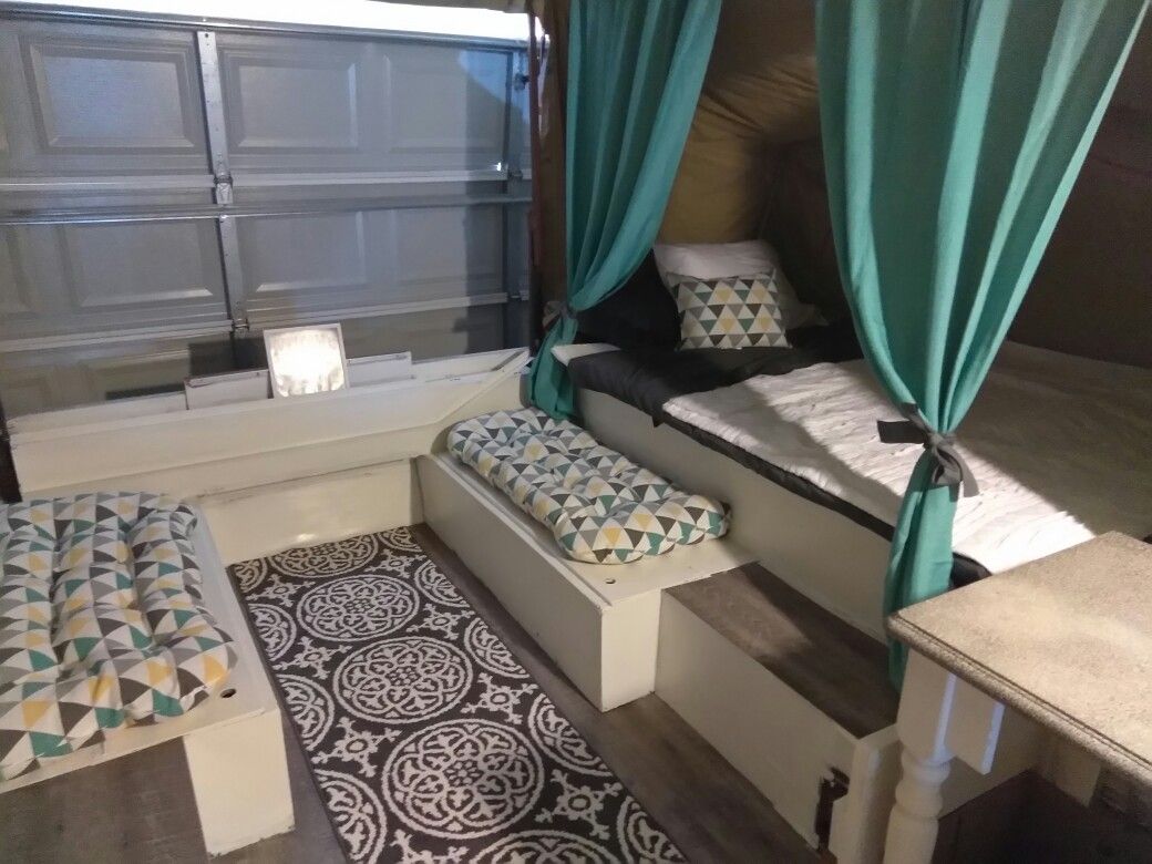 Remodeled ANTIQUE 1980 Bethany pop up camper