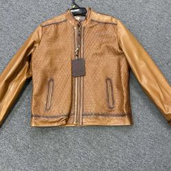 Nuevas chamarras de Piel original trenzada a mano