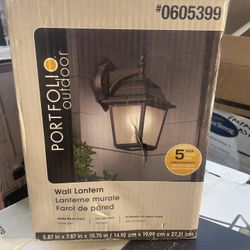 exelente candil para exterior nuevo $15