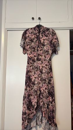 High Low floral Print Dress