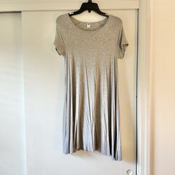 Old Navy Gray Tshirt Dress