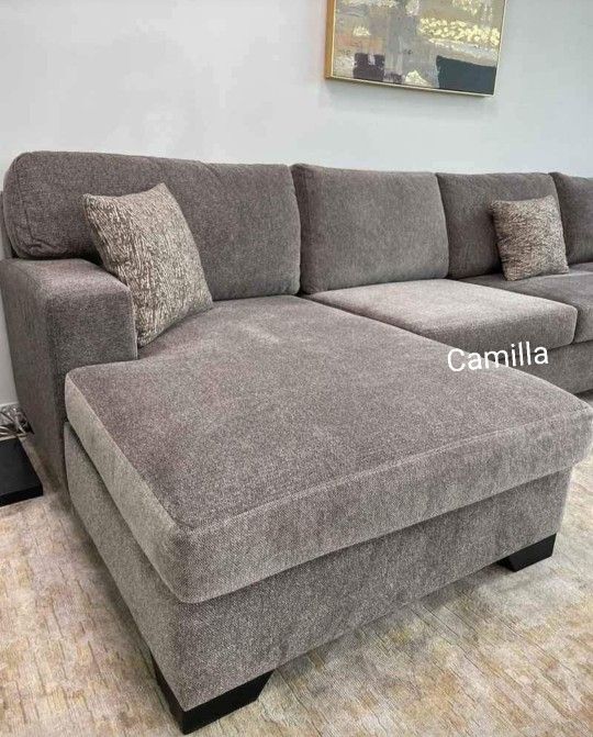 Same day delivery 💫💫Herman Platinum RAF&laf sectional/couch 🤠39$down payment