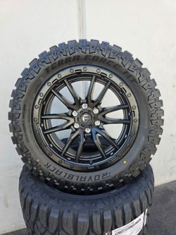 20" FUEL w/ 33"x12.50R20  Terra MT tires