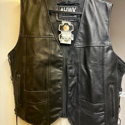 men's hwk motorcycle vest