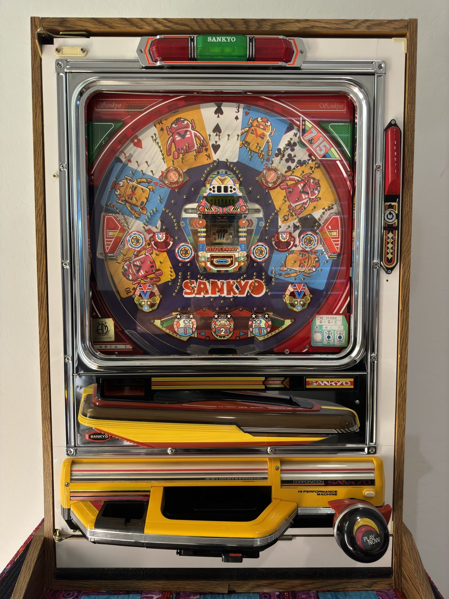 Pachinko - Vintage Sankyo Little Robot Pachinko Game With Balls