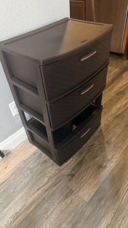 Sterilite drawer set and arts and crafts mugs