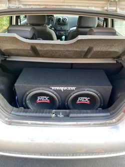 MTX Audio Terminator Subwoofers and Kenwood Amp