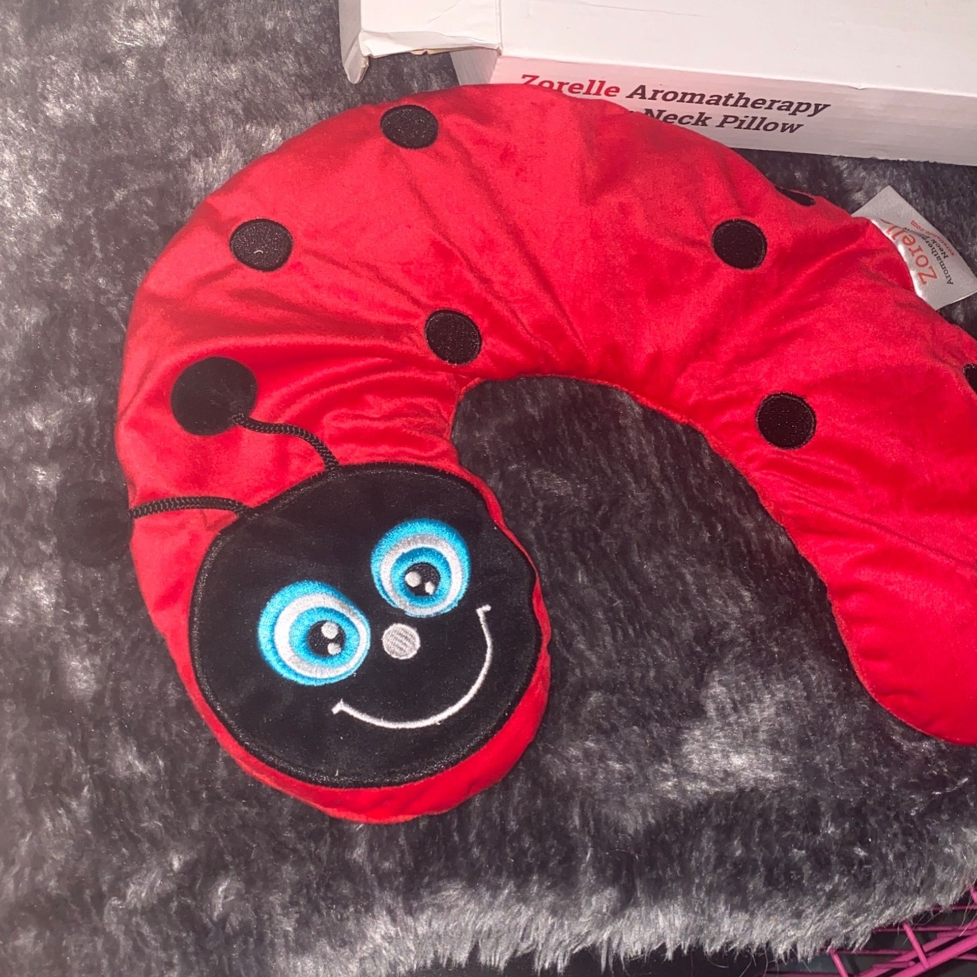 Aromatherapy Ladybug Neck Pillow