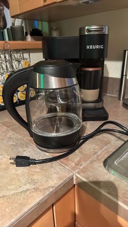 Glass Electric Kettle with LED Base