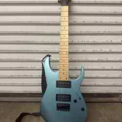 Ibanez Gio GRG7221M 7-String Electric Guitar – Metallic Light Blue – Great Player