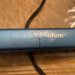  Straightener hair Titanium space blue