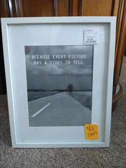 White Frame 12 X 15" with Mat Opening