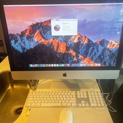 iMac Retina 5K, 27-inch, Late 2015 A1419 EMC 2834 3.2 GHz Intel Core i5 16 GB 1 TB SATA, 24 GB Flash Apple USB Keyboard and Mouse 