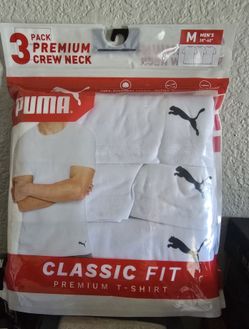 PUMA 3pk PREMIUM Crew Neck T-SHIRT 