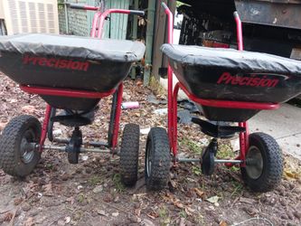 Precision salt spreader brand new 2 and I have 4 bags brand new salt as well