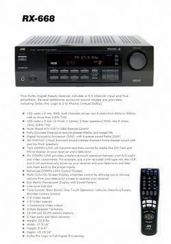 JVC RECEIVER  RX-688V