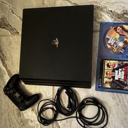 PS4 Pro Console Everything Included 