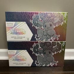 Pokemon Trading Card Games Prismatic Evolutions Super Premium Collection Box NEW