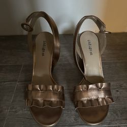 Rose Gold High Heels 