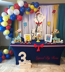 Dr Seuss Themed Party Any them Party birthday baby shower decor event