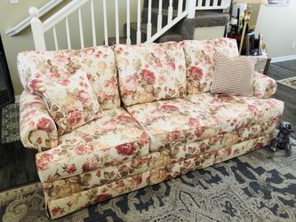Floral Three Seater Couch
