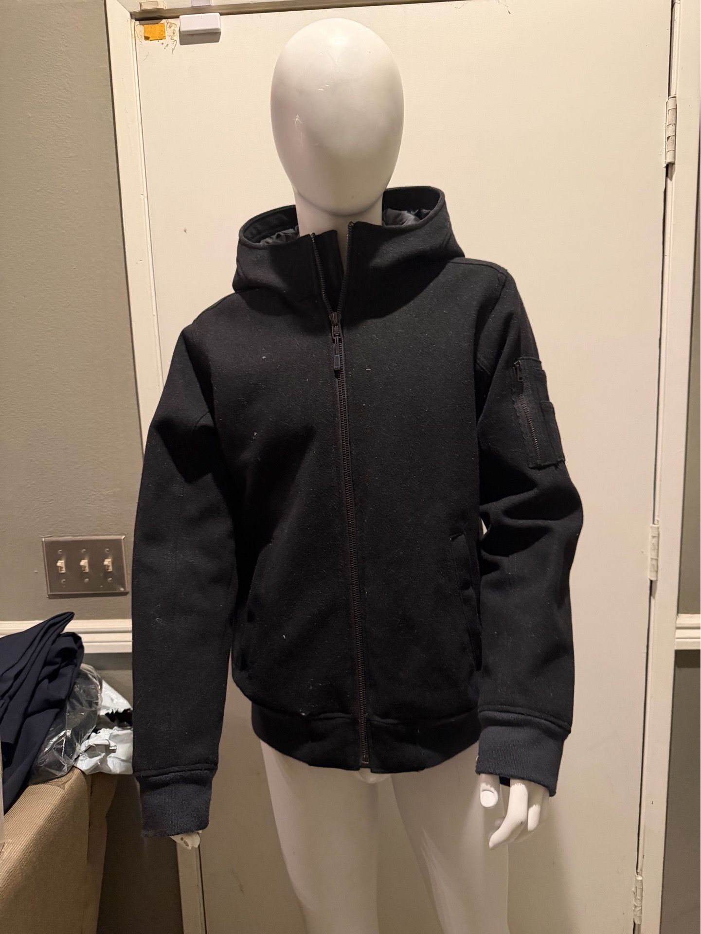 Hollester zip up winter jacket