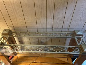 Glass Table Wooden Legs