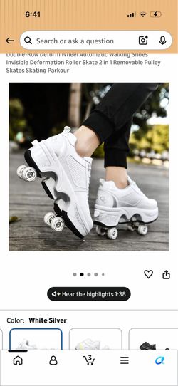 Roller skates shoes for $50
