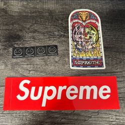 Supreme Sticker Lot Of 3!