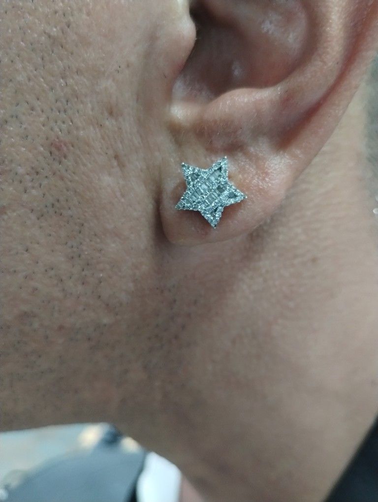 Diamond Star Earrings