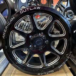 American outlaw off-road wheels 17x8.5 5x127 Offset 0