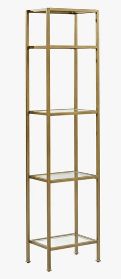 Gold Etageré Bookshelf