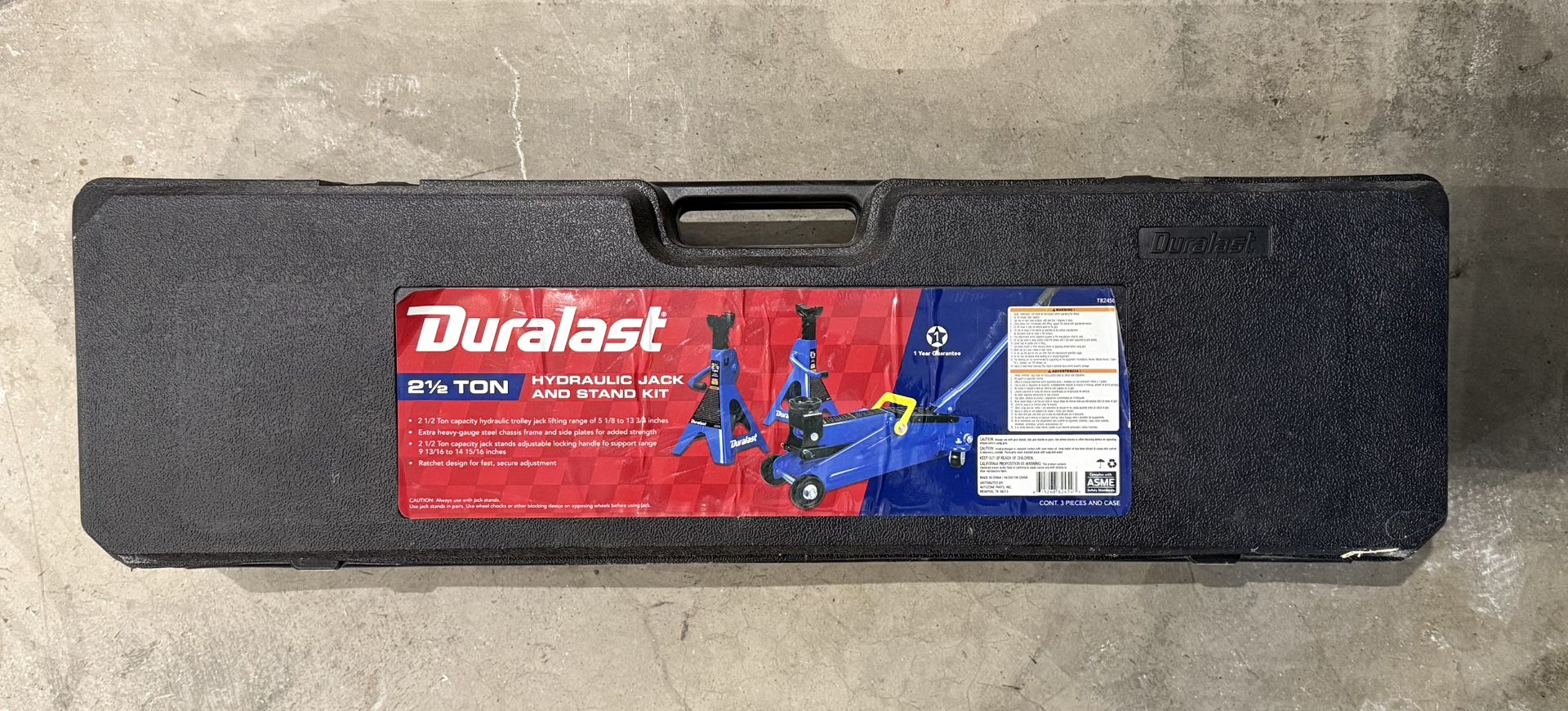 Duralast 2.5 ton Jack and Stand Kit