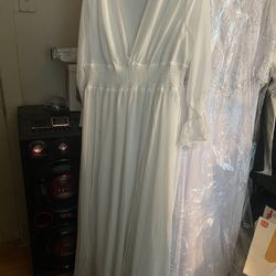 White Wedding Dress.