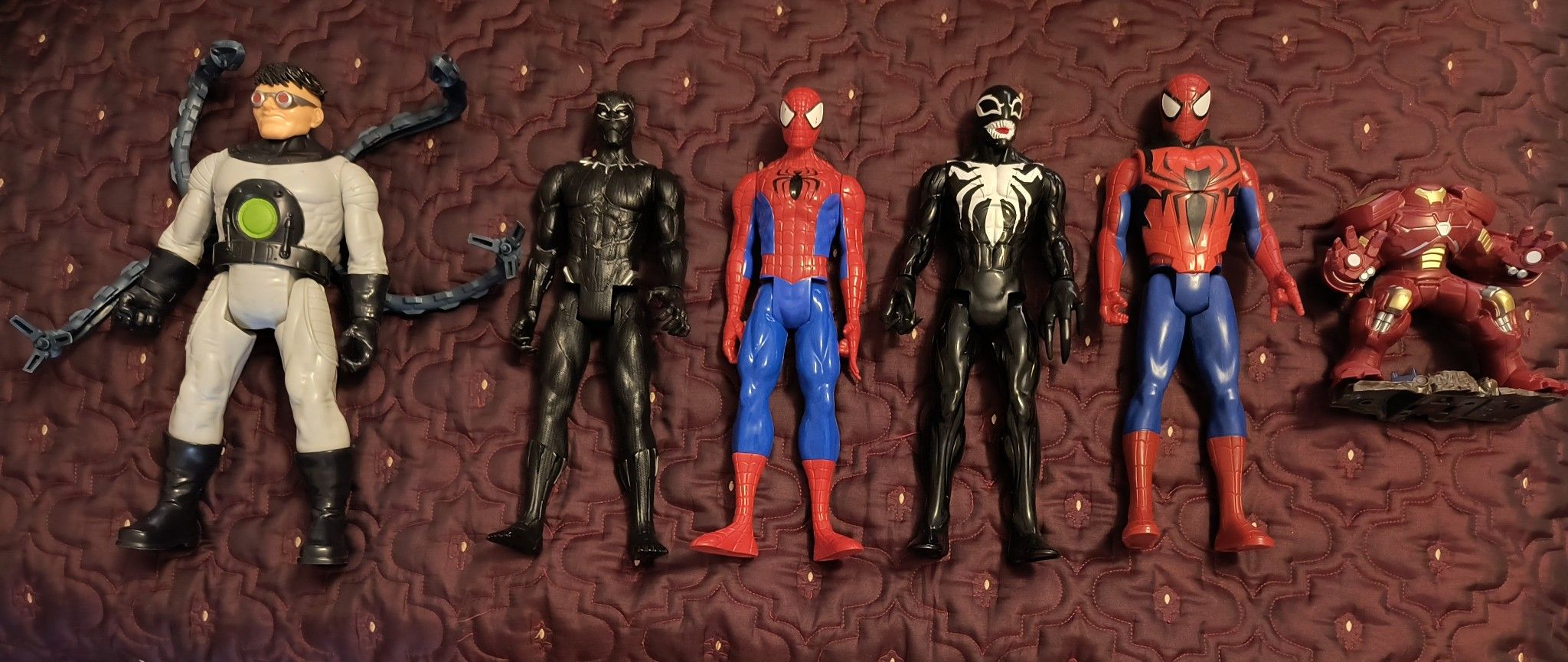Marvel Avengers Etc 12 Inch Action Figures. Lot Of 5