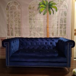 Beautiful BLUE Sofa Couch