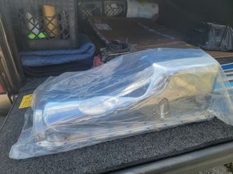 For sale brand new Chrome plated oil pan with gaskets and dipstick