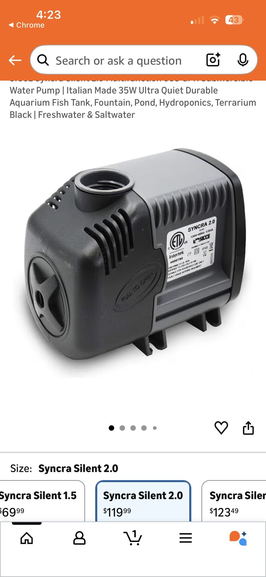 SICCE SYNCRA 2.0 PUMP