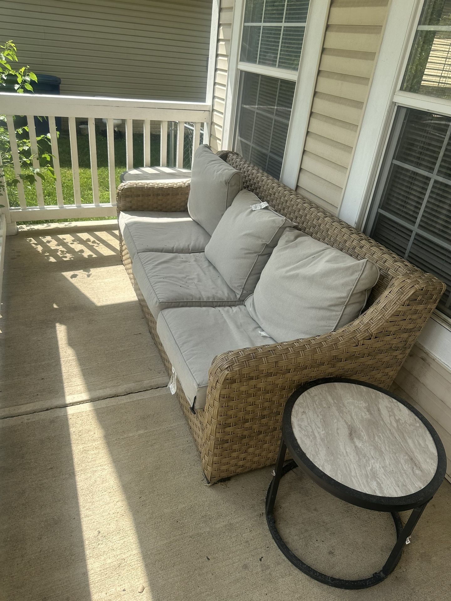 Wicker Couch