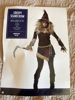 Womans Creepy Scarecrow